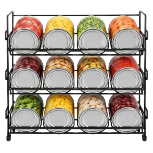 Miflay Kitchen Can Organizer Rack – Stackable Pantry Storage Holder